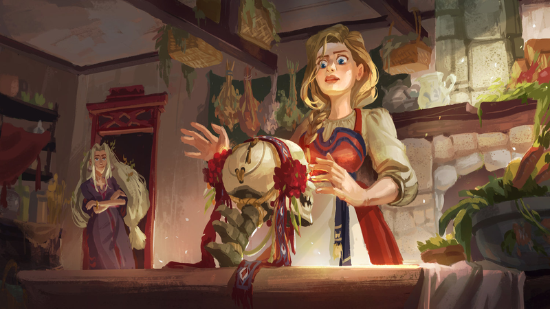 Illustration for article titled Yo Maybe Don't Touch The Skulls At Baba Yaga's House